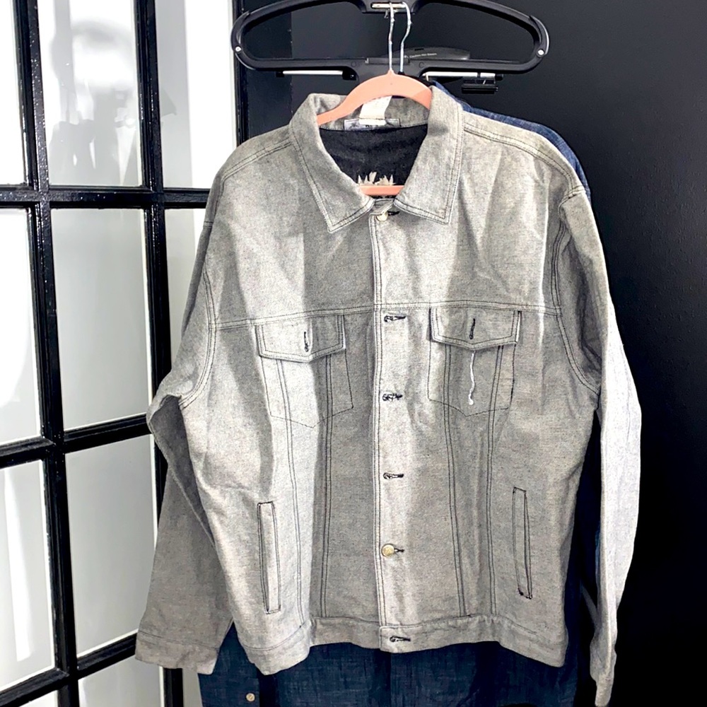 Insane grey denim jacket by mcm